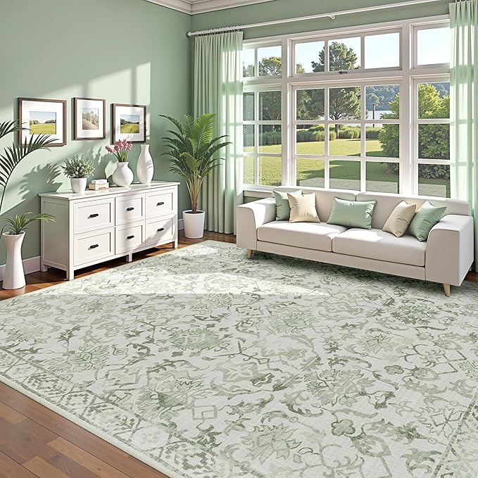 Sage Extra Large Area Rug 10x14 - Image 5