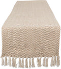 DII Woven Basic Tabletop Collection Chevron Table Runner by DII