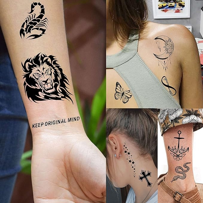 52 Sheets Tiny Small Temporary Tattoos - Image 2