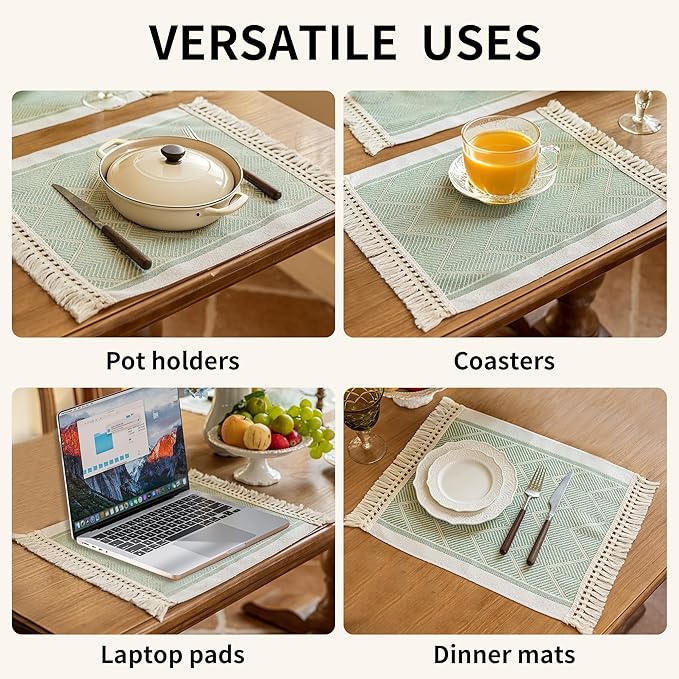 Placemats Set of 4, Waterproof Placemat - Image 6