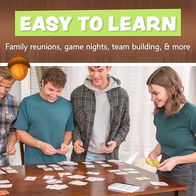 Squirrel Products Completely Nuts Fast Paced Party Game, Card Game - Image 5