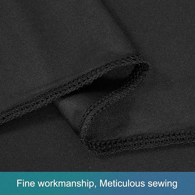 20ft x 12ft Black Backdrop Curtains Wrinkle Free Backdrop Curtain - Image 8