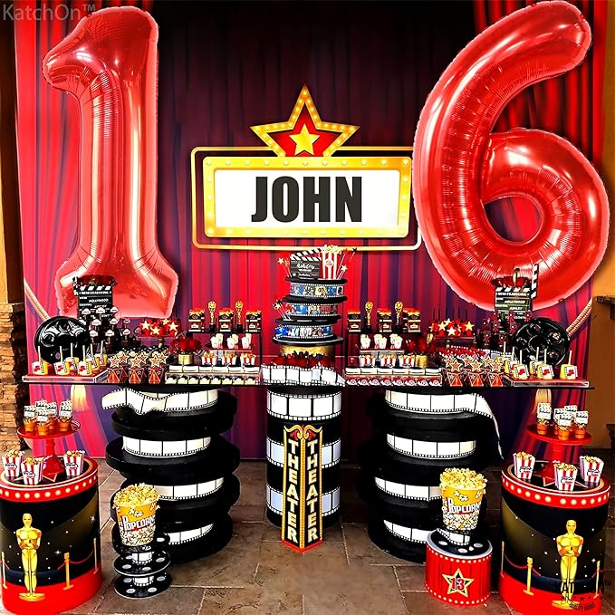 KatchOn, 40 Inch | 16th Birthday Balloons Red - Image 7