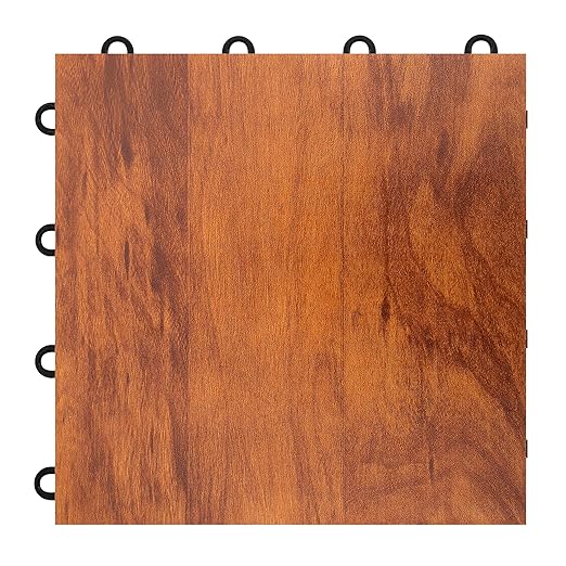 IncStores 3/8 Inch Thick Practice Dance Floor Tiles | Printed Plastic Dance - Image 2