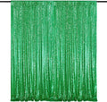 Dark Green 10ftx10ft Sequin Backdrop Curtain Glitter Christmas Background by QueenDream