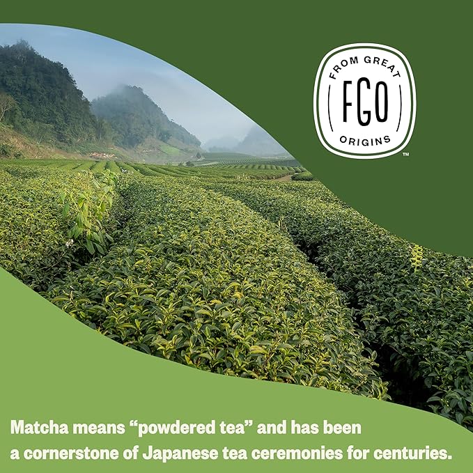 FGO Organic Matcha Green Tea Powder, Japanese Culinary Grade - Image 6