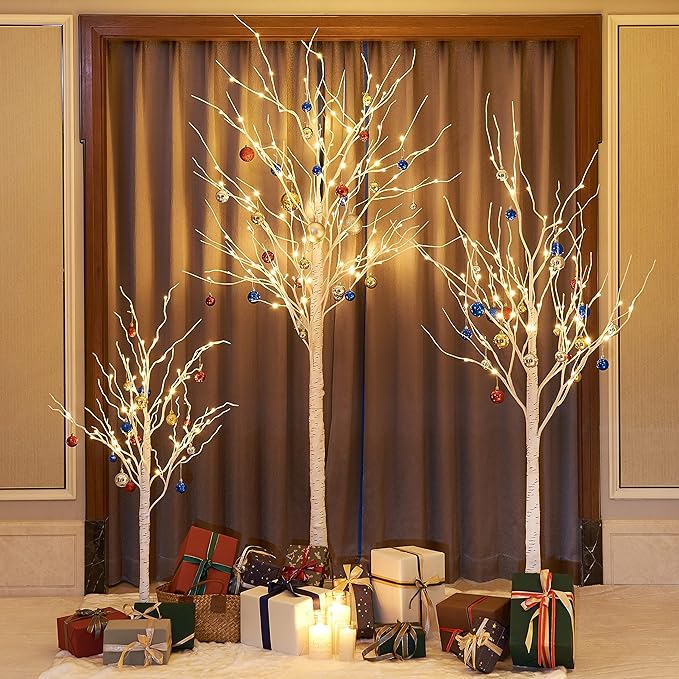 LIGHTSHARE LED Birch Tree Light Set - 4ft - Image 8