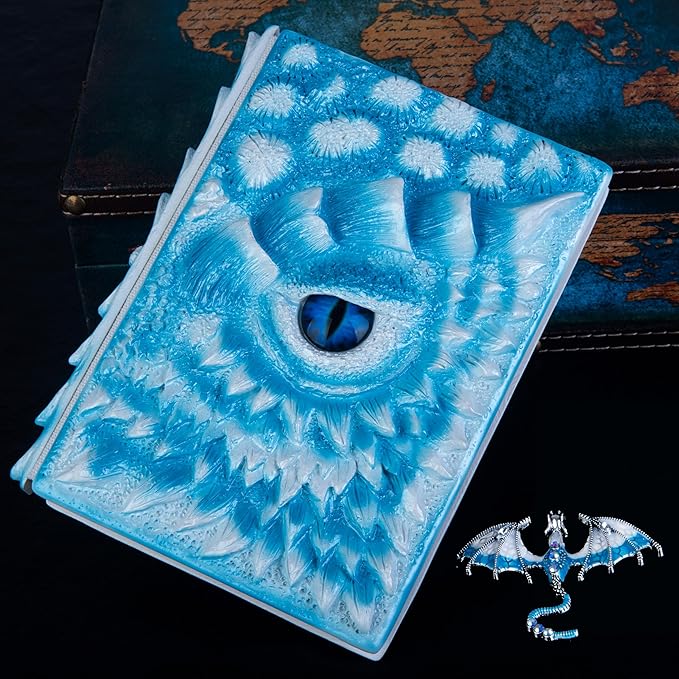 3D Dragon Eye Embossed Journal, Resin Engraving Notebook, Dnd notebook - Image 4