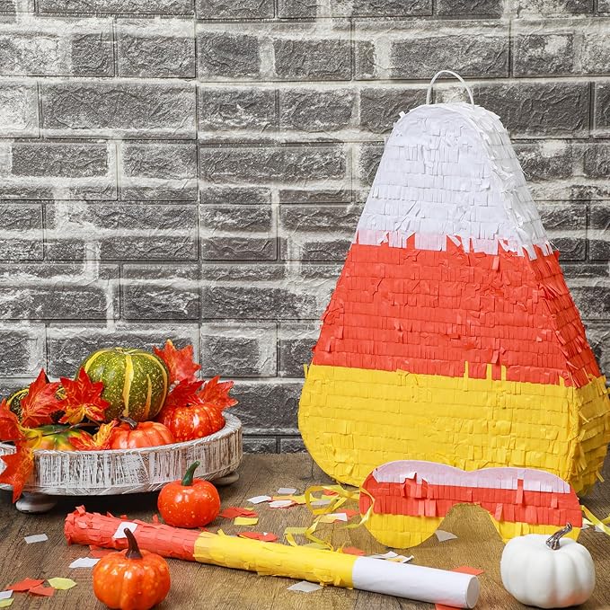 Lenwen Halloween Candy Corn Piñata Halloween Large Piñata - Image 3