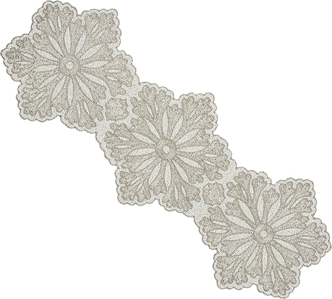 Beaded Table Runner by CLEENTABLE