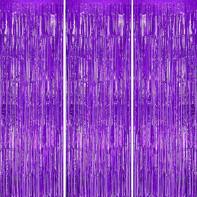 3 Pack Foil Fringe Backdrop by DECOCKRAT
