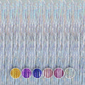 QRabbit 4 Pack Foil Curtain Backdrop, Party Streamers by QRabbit