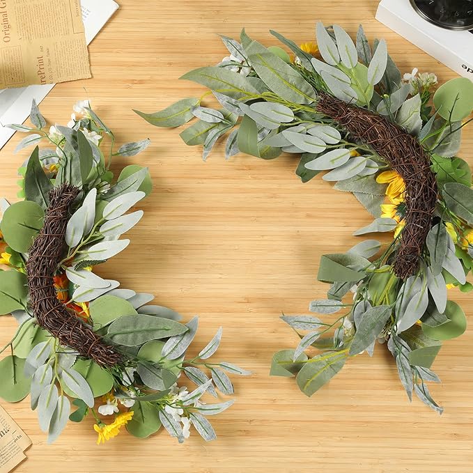 H&W 2pcs Artificial Wedding Arch Flowers - Image 3