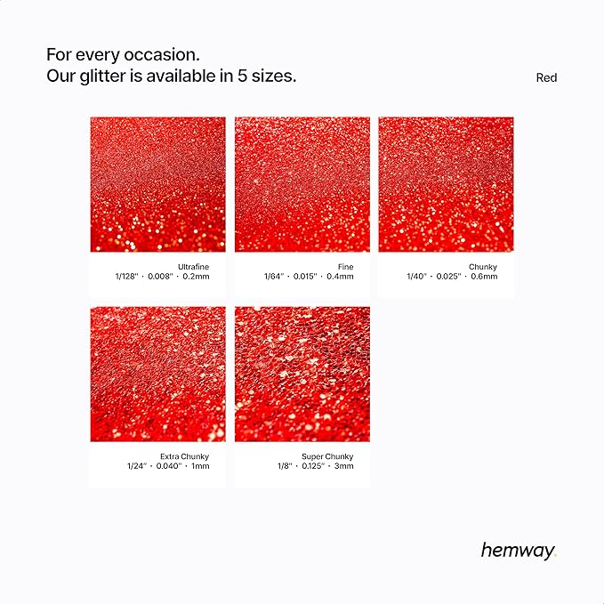 Hemway Biodegradable Glitter Eco Friendly - 100g/3.5oz Bio Cosmetic Safe - Image 3