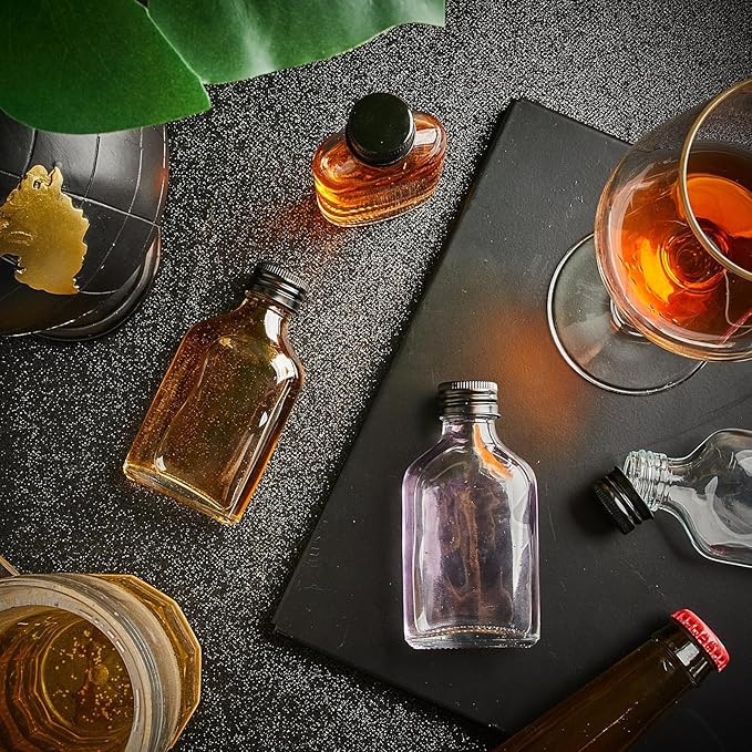 Patelai 16 Pcs Clear Glass Bottles - Image 4