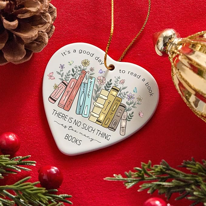 Book Lovers Ornament 2025, Gift - Image 4