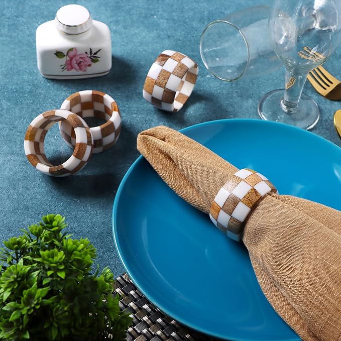 Rustic Napkin Rings Setof 12 - Image 4