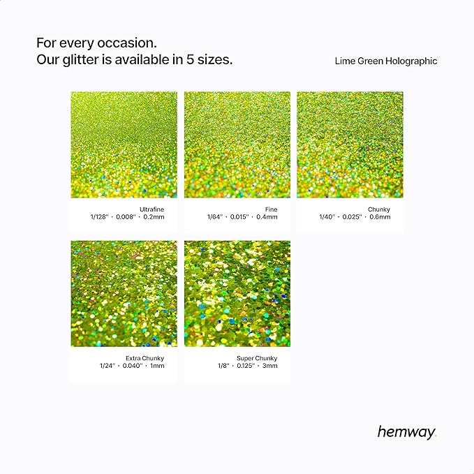 Hemway Eco Friendly Biodegradable Glitter 100g / 3.5oz Bio Cosmetic Safe - Image 3