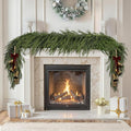 2 Pcs 6FT Christmas Garlands Norfolk Pine Garland by BRIBAY