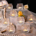 DARJEN 12Pcs Clear Votive Candle Holders by DARJEN