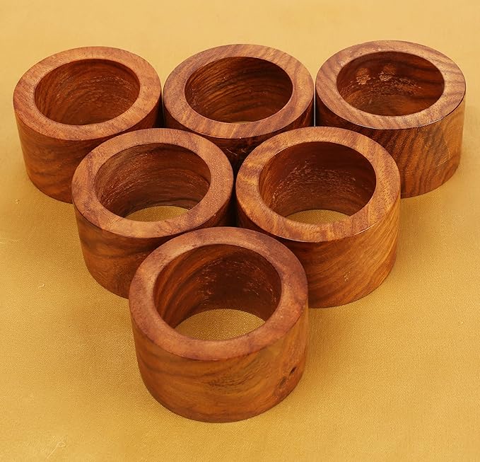 Beautifully Handcrafted Natural Wood Round Shape Large Size Party Dining Table - Image 3