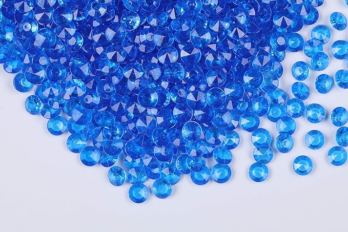 2000pcs Platic Acrylic Gems Fake Acrylic Diamonds Vase Filler Beads Faux by WelcometoGintoaria