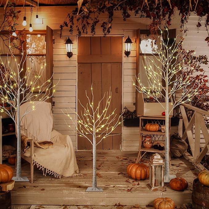 LIGHTSHARE LED Birch Tree Light Set - 4ft - Image 3