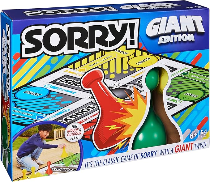 Giant SORRY! Classic Family Board Game Indoor Outdoor Retro Party Activity - Image 8