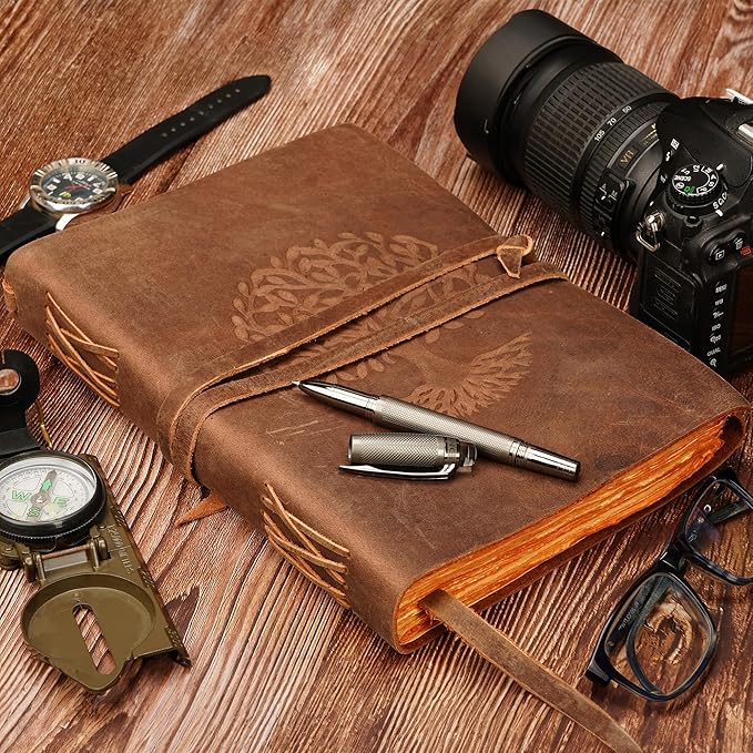 LUXEORIA Tree Of Life Leather Journal - Image 4