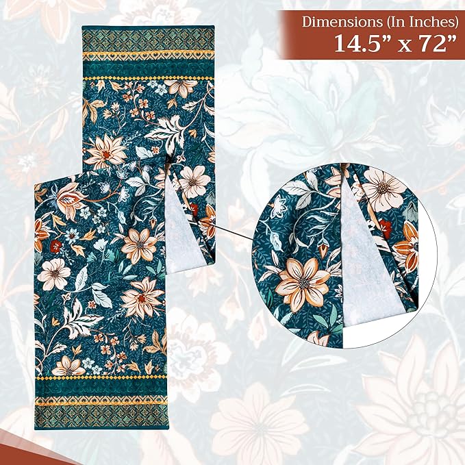 Maison d' Hermine Table Runner 100% Cotton Single Layer Table Runners 72 inches - Image 6