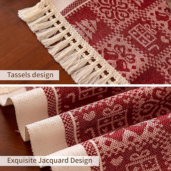 Table Runners 107 Inches, Christmas Tree Table Runner - Image 3