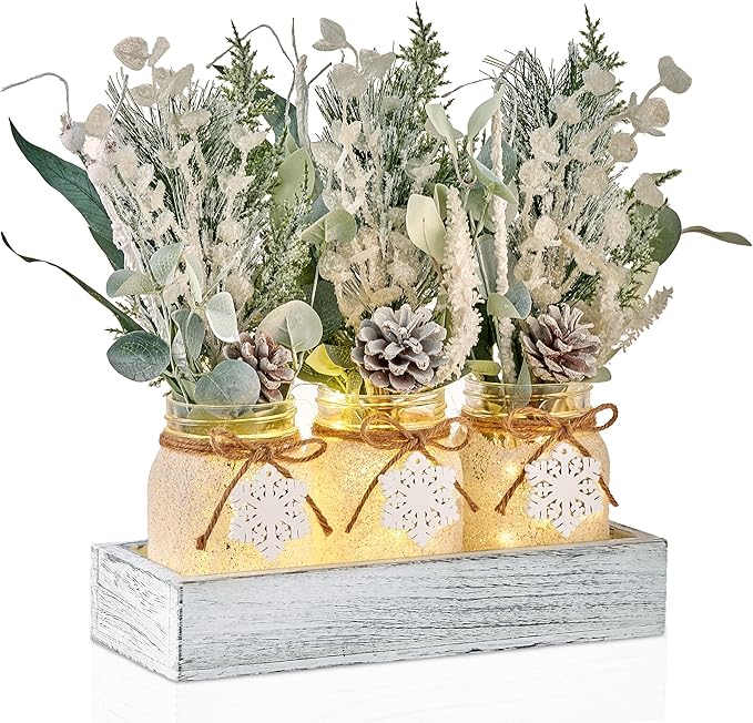 Winter Centerpieces for Tables, Table Decor - Image 2