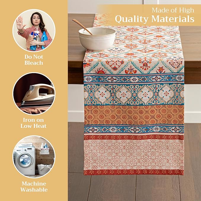 Maison d' Hermine Table Runner 100% Cotton Single Layer Table Runners 108 - Image 3