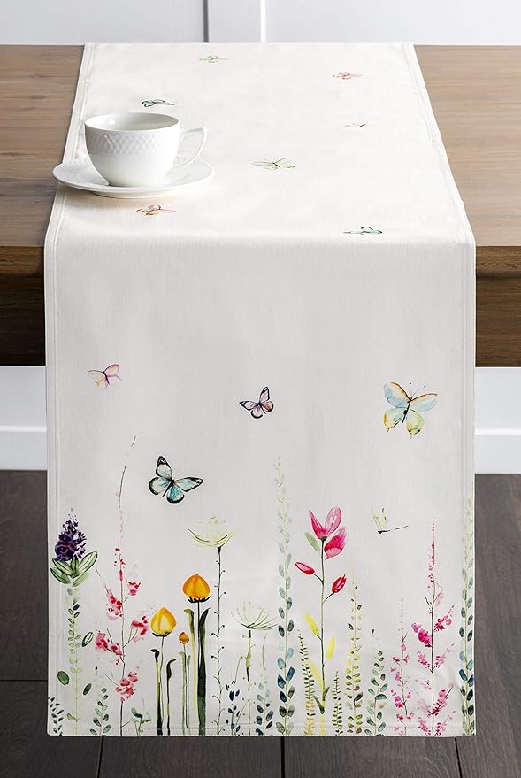 Maison d' Hermine Table Runner 100% Cotton Double Layer Table Runners 108 - Image 9