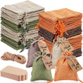 Woanger 100 Pcs Burlap Gift Bags by Woanger