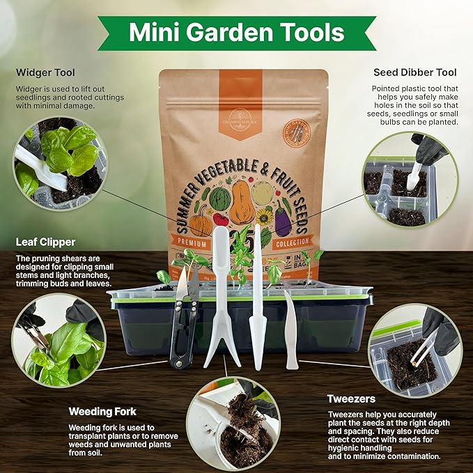 25 Summer Vegetable & Fruit Seeds Variety Pack - Image 5
