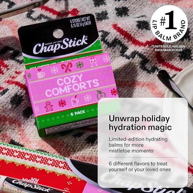 ChapStick Stocking Stuffers Cozy Comforts Lip Balm Holiday Gift Set, - Image 2
