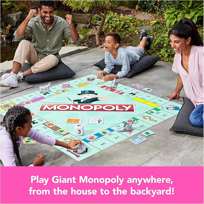 Spin Master Games, Monopoly Giant Edition, Classic Family Board Game - Image 6