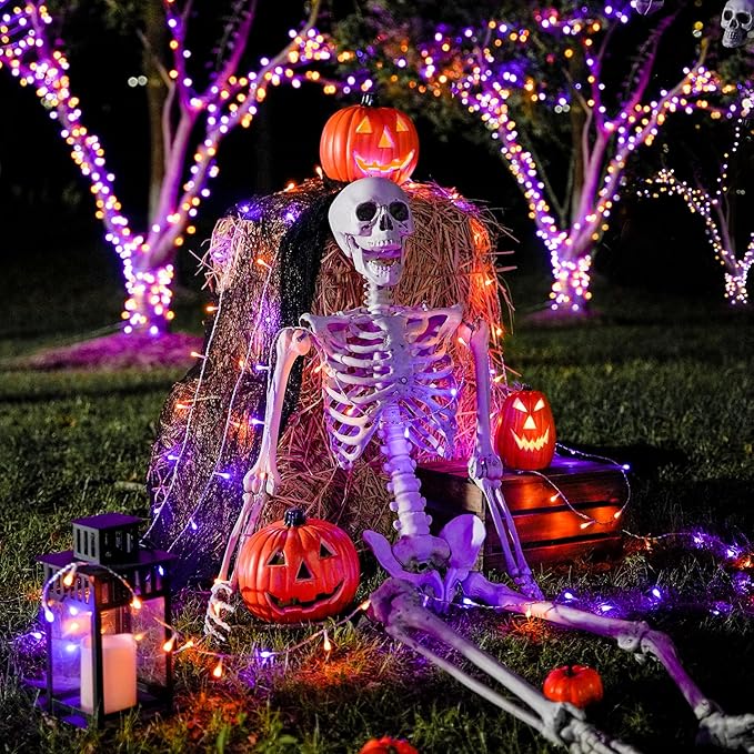 JMEXSUSS 163 FT 500 LED Halloween String Lights Indoor, 8 Modes Outdoor - Image 4
