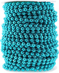 Mandala Crafts 6mm Faux Teal Pearl Beads Roll by MandalaCrafts