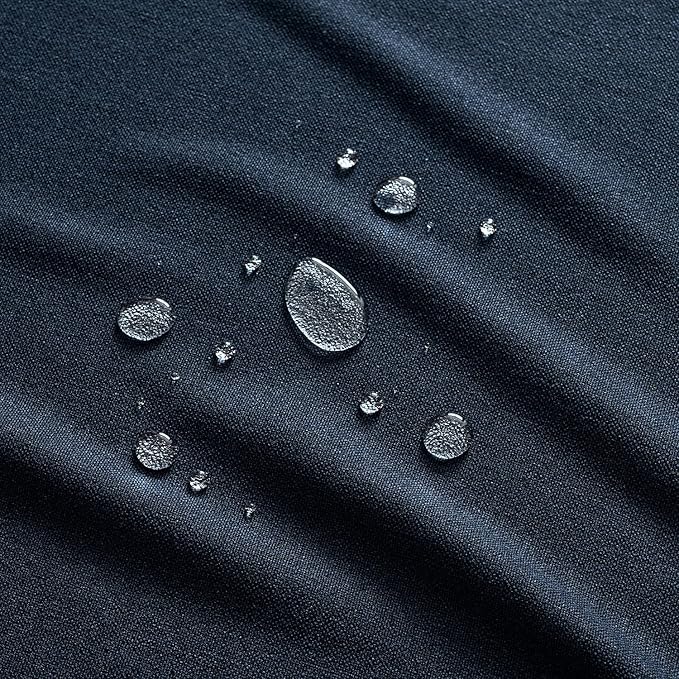 MIULEE Navy Blue Linen Tablecloth 60x84 Inch Rectangle Table Cloth Waterproof - Image 2