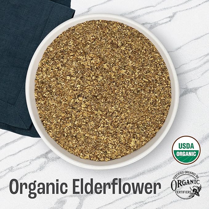 J MAC BOTANICALS Organic Elderflower, Herbal Tea - Image 2