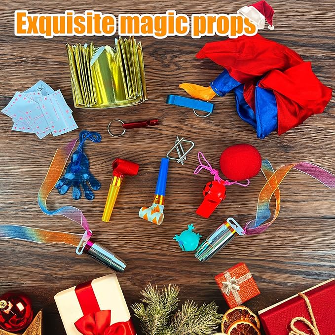 12 Pack Christmas No-snap Party Table Favors, Christmas themed Holiday Supplies - Image 2