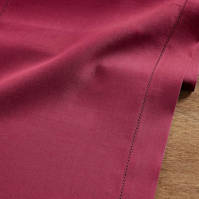 Solino Home Linen Beet Table Runner 144 Inches Long - Image 8