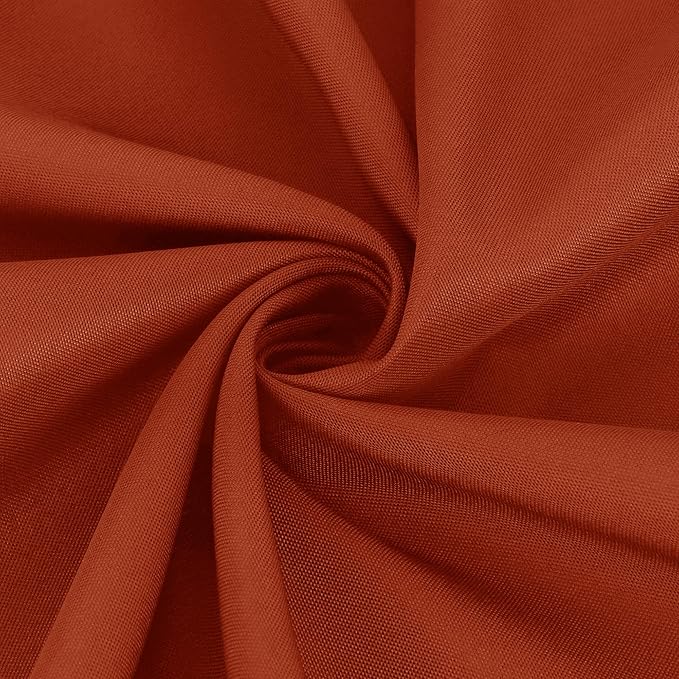 sancua Thanksging Round Tablecloth 70 Inch Burnt Orange - Image 7