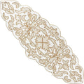 Beaded Table Runner 13 x 36 Inches by CLEENTABLE
