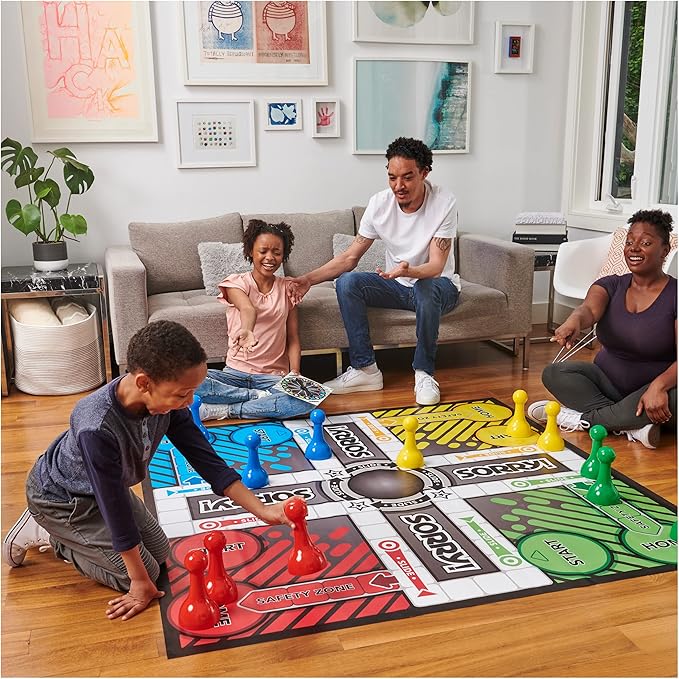 Giant SORRY! Classic Family Board Game Indoor Outdoor Retro Party Activity - Image 6