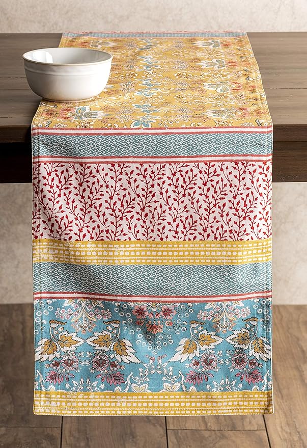 Maison d' Hermine Table runner 100% Cotton Double Layer Table Runners 108 - Image 9