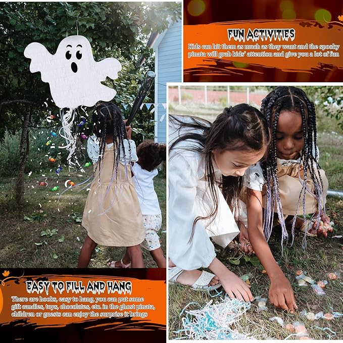 Leitee Halloween Pinatas Spooky Ghost Pinata Halloween Mexican Pinatas - Image 6