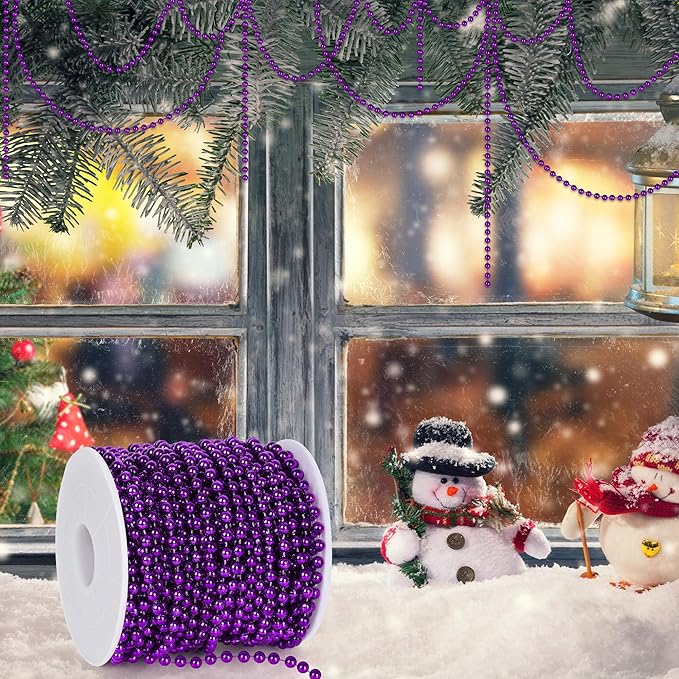 100 Feet Purple Christmas Decorations - Image 2